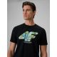 4. Men's regular printed T-shirt 4F 4FRSS26TTSHM4305-20S