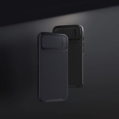 7. Nillkin Synthetic Fiber S Case iPhone 14 Pro Max case with camera cover, black