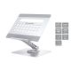 2. CONCEPTRONIC Laptop Holder with Docking Station 7 in 1 Silver