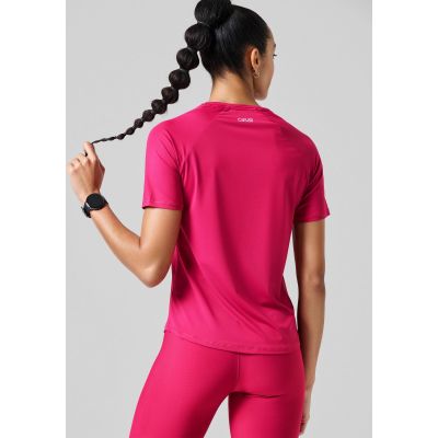 7. CASALL Essential Tee Pink