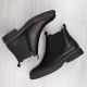11. Rieker M RKR634 comfortable insulated leather ankle boots, black
