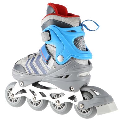6. NH18192 4in1 GREY-BLUE SIZE L(39-43) ROLLER SKATES WITH HOCKEY SLEEVE NILS EXTREME