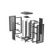 14. Lanberg 19" 37U 800X800 black floor-standing rack cabinet with perforated doors (Flat Pack)