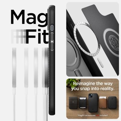 9. Spigen Mag Armor iPhone 14 Plus Case - Matte Black