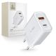 Tech-Protect C30W charger USB-C PD 30W / USB-A QC 3.0 - white