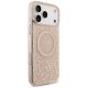 4. Guess IML Flowers Electro Pearl Strap MagSafe Case for iPhone 17 Pro Max - Pink