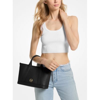4. Michael Kors Luisa Small Pebbled Handbag 30R4G99T1L