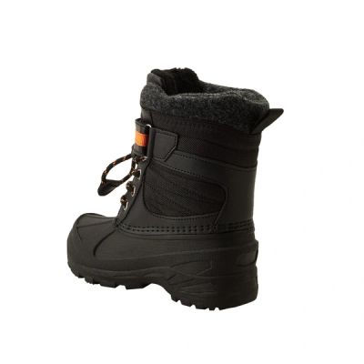 3. Lee Cooper Kids’ Winter Boots, Black Insulated Snow Boots with Velcro Fastener