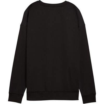 2. Puma Women's ESS Small No. 1 Logo Relaxed Crew Sweatshirt Black 633268 01