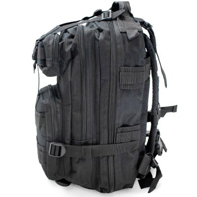 4. Black Military Backpack SEMI LINE