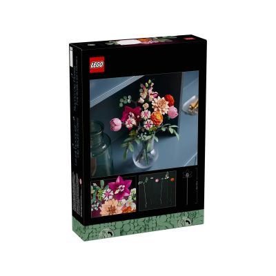 13. LEGO ICONS 10342 Botanicals - Beautiful Bouquet of Pink Flowers