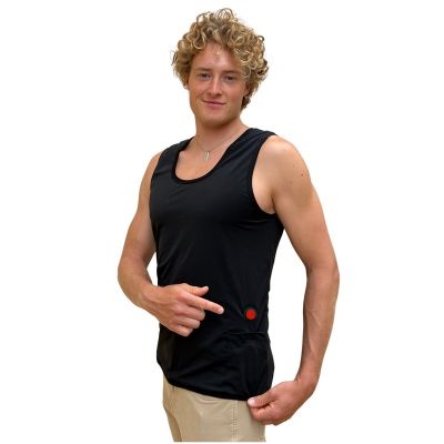 Glovii GV2XL Winter Sports Body Protection Heated Vest Skiing, Snowboarding/Skating Unisex Polyester Black