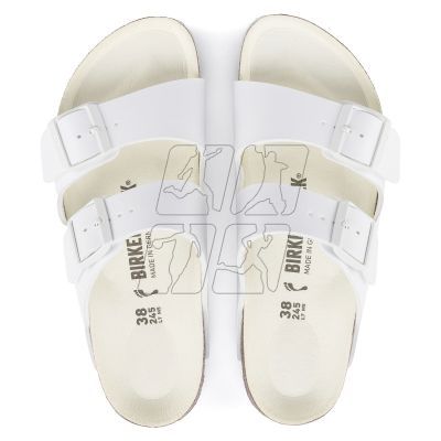 9. Birkenstock Arizona Birko-Flor Regular Women's/Men's Flip-Flops for Wide Feet for Summer White (1019061)