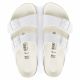 9. Birkenstock Arizona Birko-Flor Regular Women's/Men's Flip-Flops for Wide Feet for Summer White (1019061)