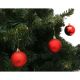 28. DECORATIVE PLASTIC BAUBLE SAFE 9 PCS DIA 60MM RED