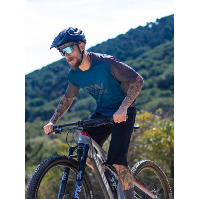2. NORTHWAVE Edge Jersey Short Sleeve Cycling Jersey - Blue/Black