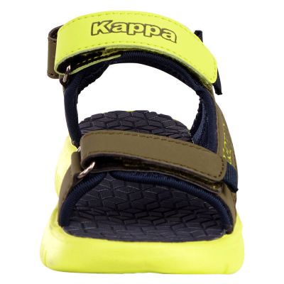6. Kappa Kana MF K summer children's sports sandals yellow/green (260886MFK-3331)