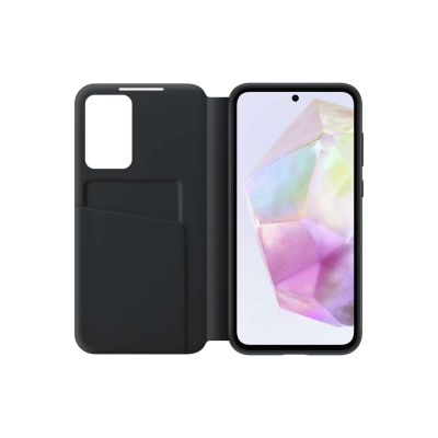 3. Samsung Smart View Wallet EF-ZA356CBEGWW flip case for Samsung Galaxy A35 - black
