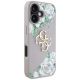 4. Guess Grained Roses Big 4G Logo iPhone 16 Case - Purple