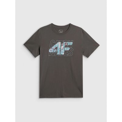 7. Men's regular printed T-shirt 4F 4FRSS26TTSHM4295-22S
