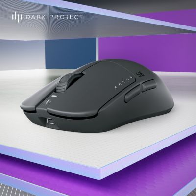16. Dark Project Novus SE Wireless Gaming Mouse Ambidextrous RF Wireless + USB Type-C Optical 26000 DPI