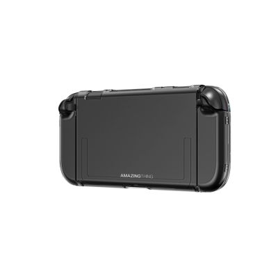 4. AmazingThing PlayShield Bare Case for Nintendo Switch 2 - Semi-Transparent