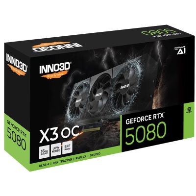 2. INNO3D GeForce RTX 5080 X3 OC graphics card