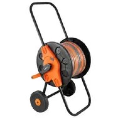 Garden hose cart, plastic, up to 60 m of 1/2" hose
