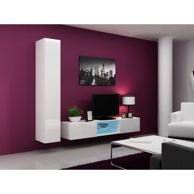 14. VIGO full display cabinet '180' 180/40/30 white/white combination