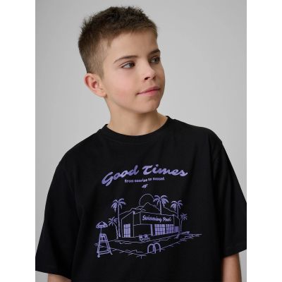 3. Boy's cotton T-shirt 4F 4FJRSS26TTSHM3907-20S