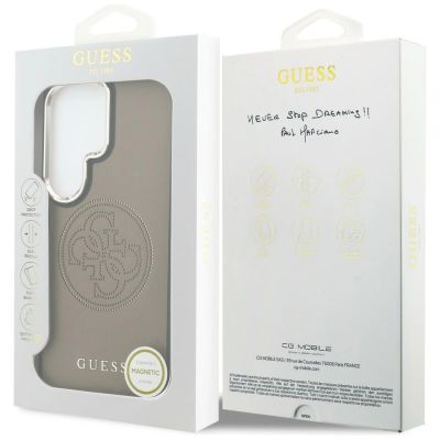 8. Guess Perforated Logo MagSafe Case for Samsung Galaxy S26 Ultra - Brown