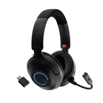 2. Creative Labs Zen Hybrid Pro Classic Wireless Headband Gaming Headset USB Type-C Bluetooth Black