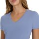 5. Women's T-shirt 4F F2969 denim 4FWAW25TTSHF2969 32S