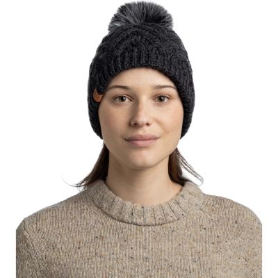 3. Buff Knitted Fleece Caryn Beanie 13674390110 Black One Size