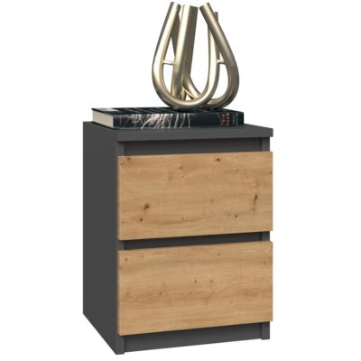 5. Bedside table M2 30x30xH40 anthracite/artisan