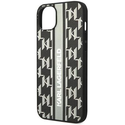 6. Karl Lagerfeld KLHCP14MPGKLSKG iPhone 14 Plus 6.7 "hardcase gray / gray Monogram Stripe