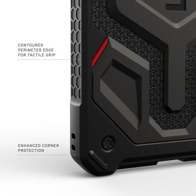 5. Urban Armor Gear Monarch Pro Kevlar Cell Phone Case 17.5 cm (6.9") Black