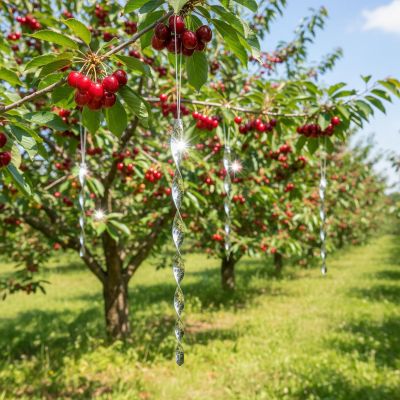 3. REFLECTIVE ANTI-BIRD HANGERS 29 CM 4 PCS