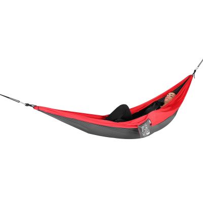 TOURIST HAMMOCK 2 PERSON 270X140CM BLACK AND RED