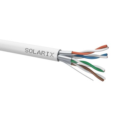 SOLARIX TWISTED PAIR CABLE CAT.6A F/FTP LSOH Dca-s2,d2,a1 spool 500m