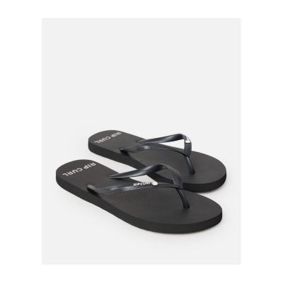 RIP CURL Premium Surf Bloom Open Toe Beach Flip-Flops Black