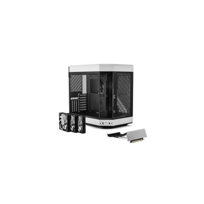 2. HYTE Y60 Midi Tower Case (1820354) Black and White