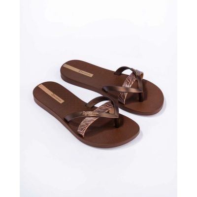 3. Ipanema Kirei women's flip-flops, fashionable and comfortable, brown for the beach