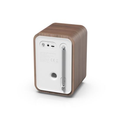 4. Denver DAB-48WHITE Personal Digital White, Wood
