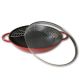 Staub Cast Iron Wok with Lid – Red, 37 cm