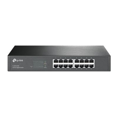 TP-Link TL-SG1016D(UN) Network Switch Unmanaged L2 Gigabit Ethernet (10/100/1000) Black