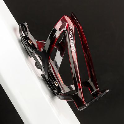 3. Wozinsky WUR-01BR Bike Bottle Holder Basket - Black and Red