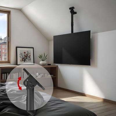 13. Maclean TV ceiling mount, max. load 60kg, 43-86", max. VESA 600x400, MC-112 B