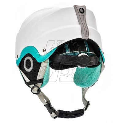 4. Meteor Lumi ski helmet white / mint 24858-24860