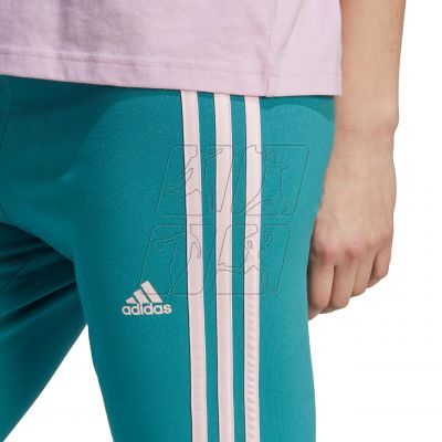 5. adidas Essentials 3-Stripes High-Waisted Single leggings W IL3378